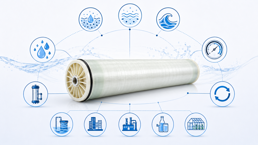 How to Choose an 8040 RO Membrane: ULP vs BWRO vs SWRO, Compatibility and Replacement Guide