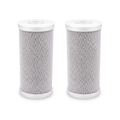 Crystwater 10" × 4.5" Big Blue Coconut Carbon Block Filter – 5 Micron | 2 Pack